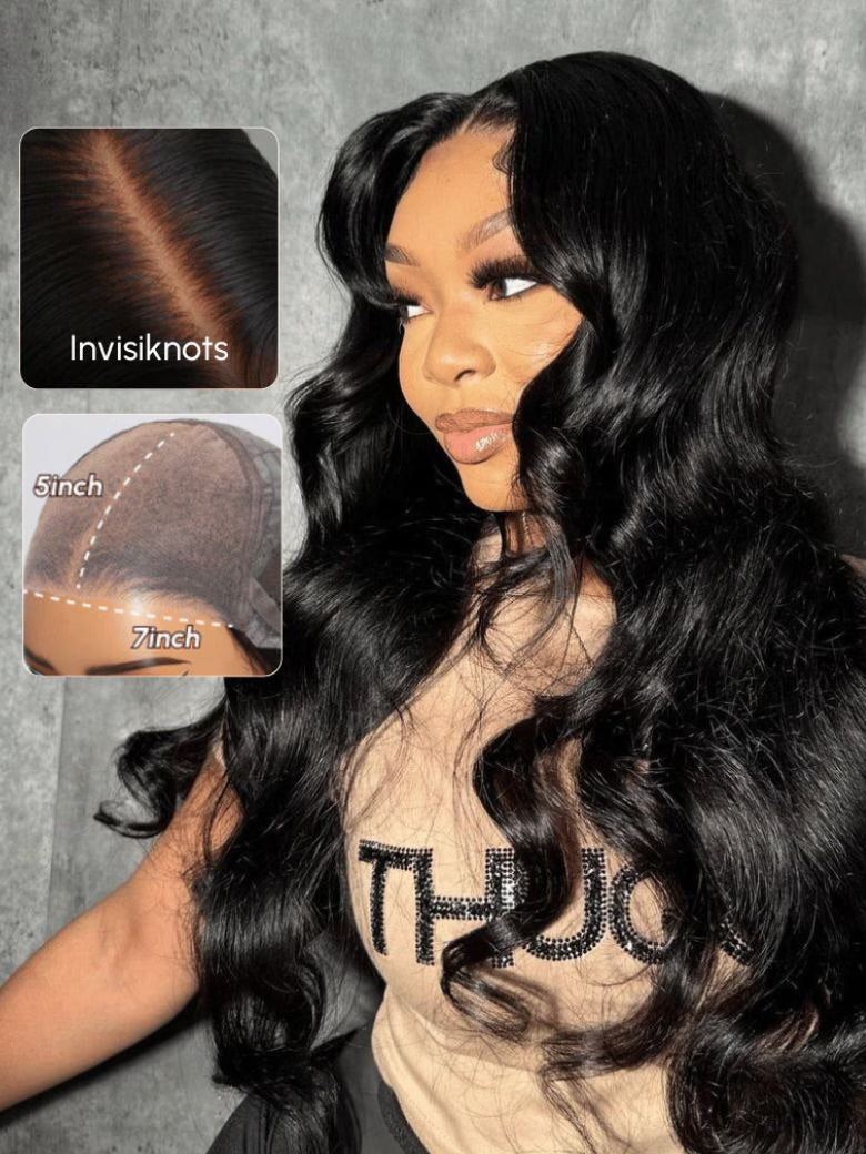 Bye-Bye Knots Wig 7x5 Glueless Lace & HD
Lace Body Wave Lace Front Wig Adjustable Cap